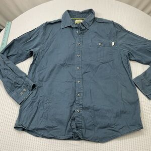 Magellan Outdoors Dark Blue Button Down Shirt